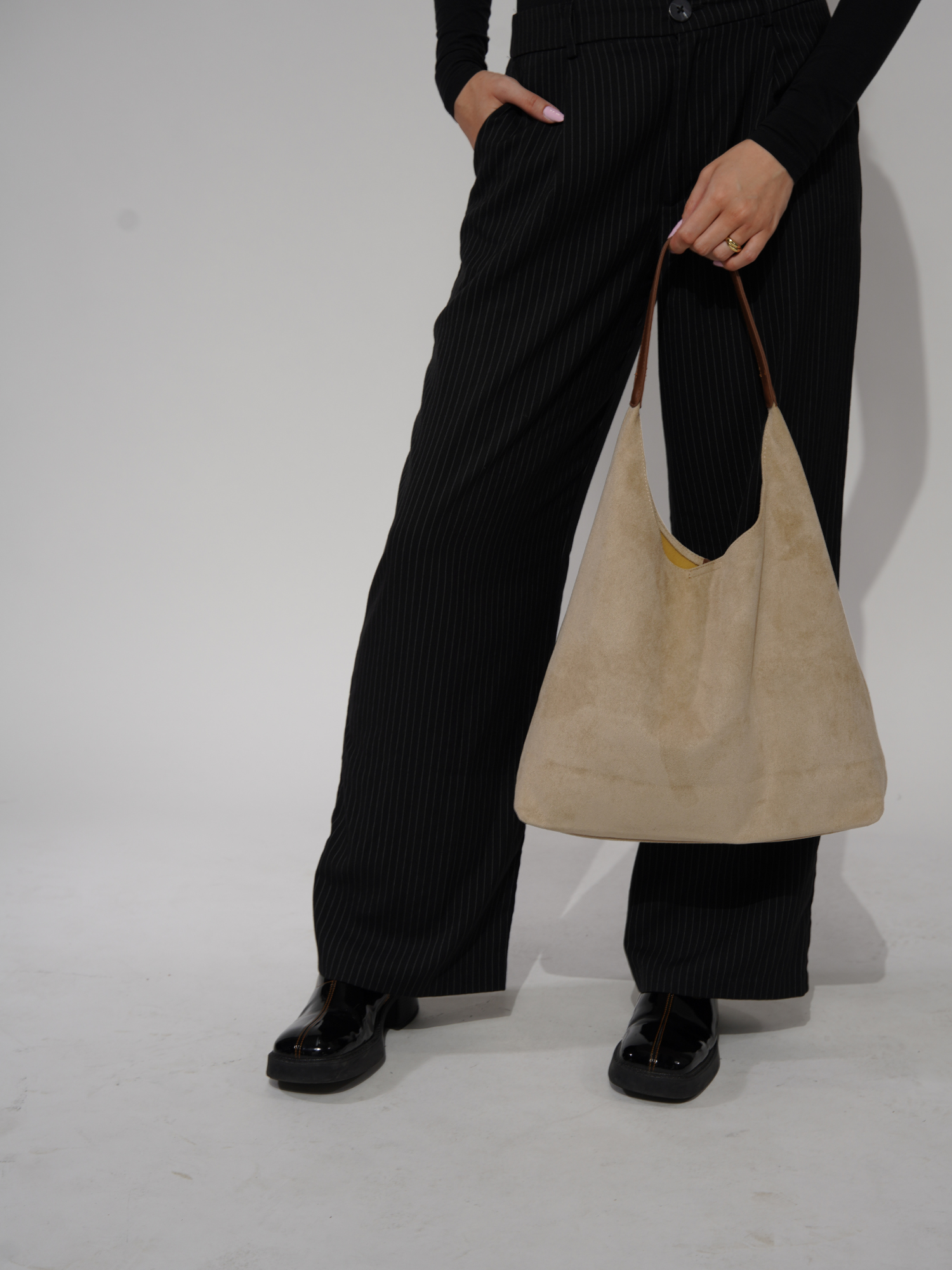 Véronique™ | Luxe suède schoudertas