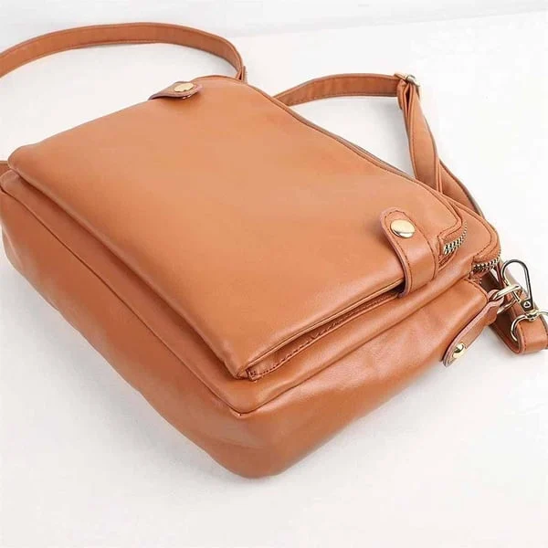 Hélène™ | Luxe leren crossbody en clutch