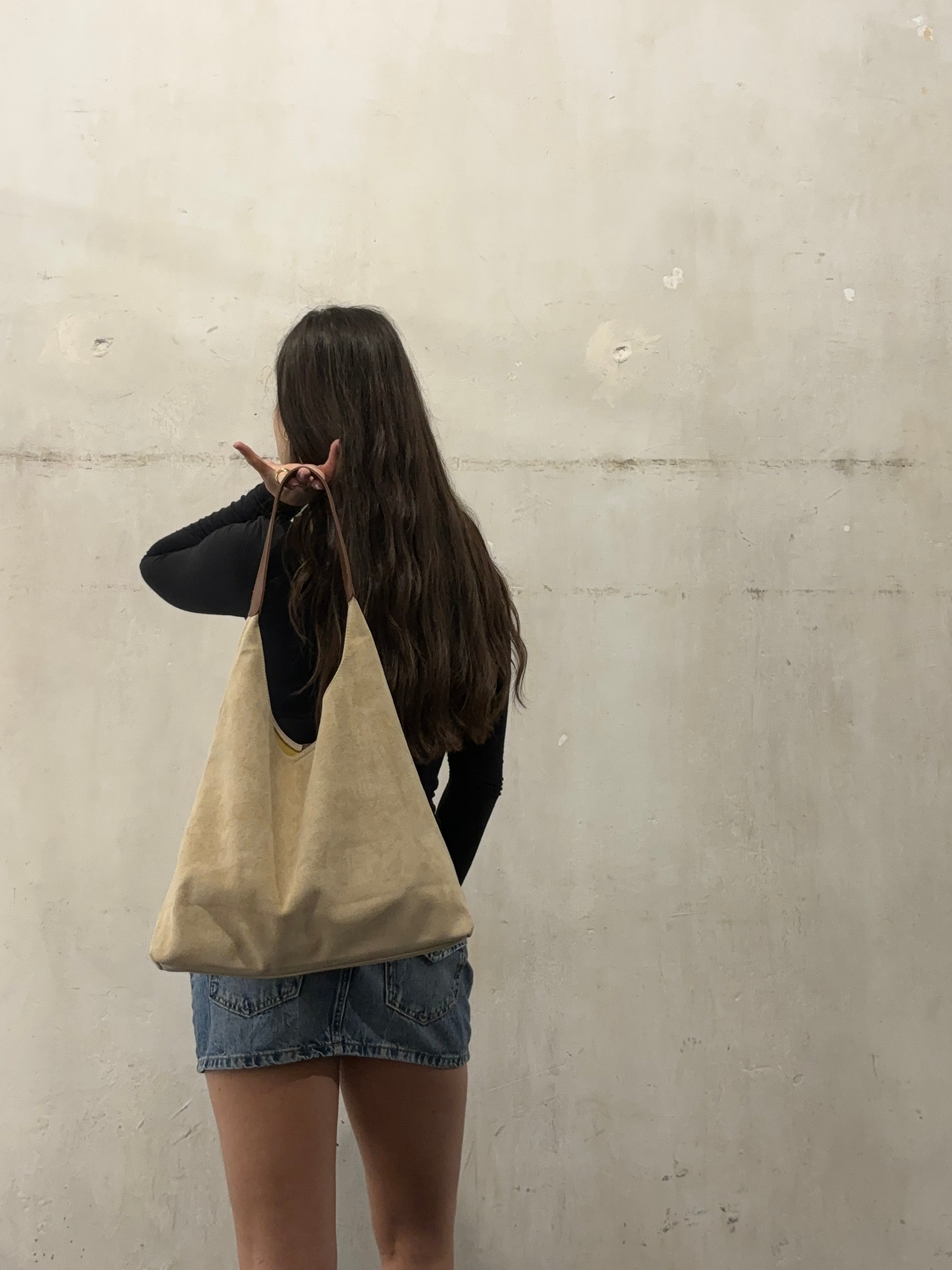 Véronique™ | Luxe suède schoudertas