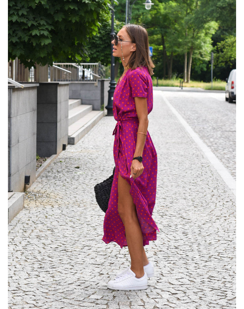Amandine™ | Stijlvolle jurk met V-hals