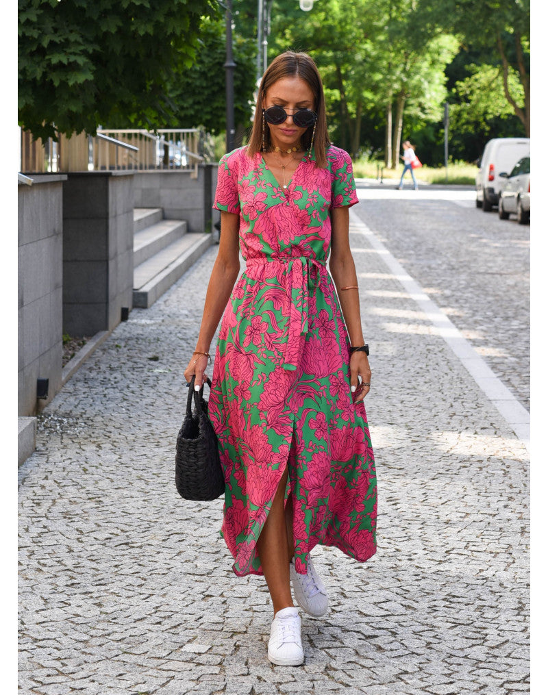 Amandine™ | Stijlvolle jurk met V-hals