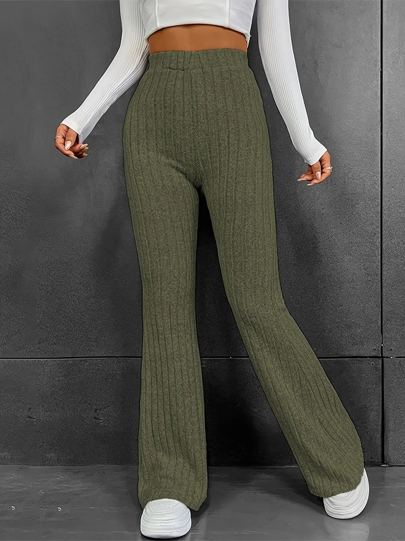 Olivia™ | Stretchbroek met hoge taille