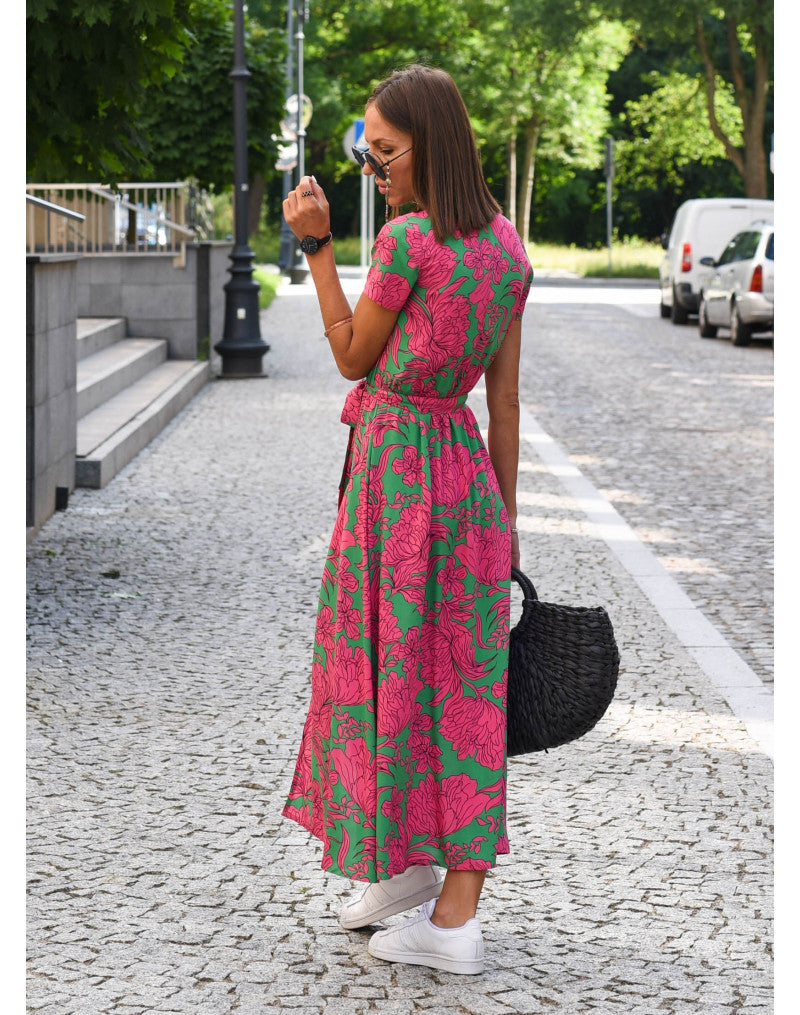 Amandine™ | Stijlvolle jurk met V-hals