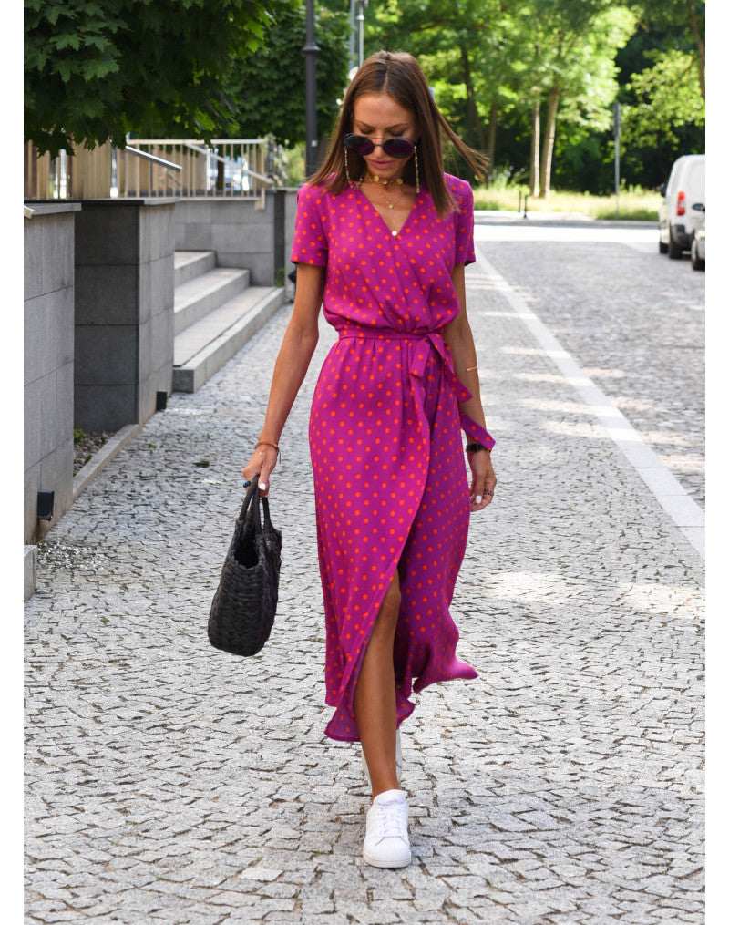 Amandine™ | Stijlvolle jurk met V-hals