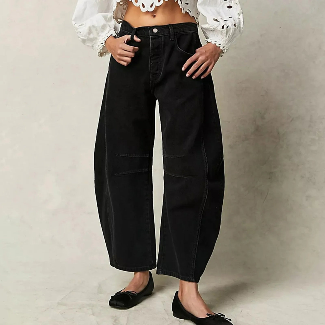 Isabelle™ | Luxe wijde jeans