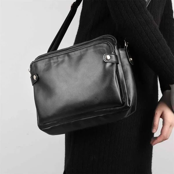 Hélène™ | Luxe leren crossbody en clutch