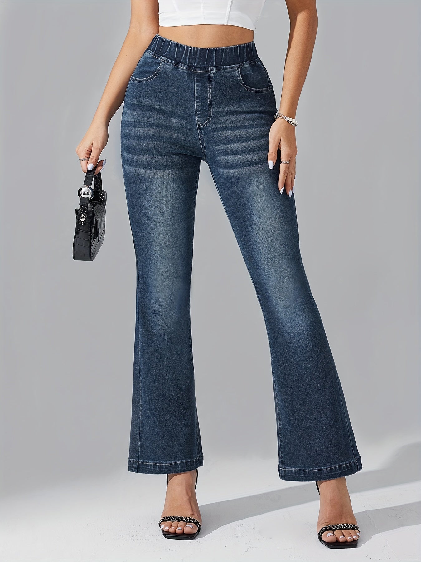 Monika™ | Comfortabele flare jeans