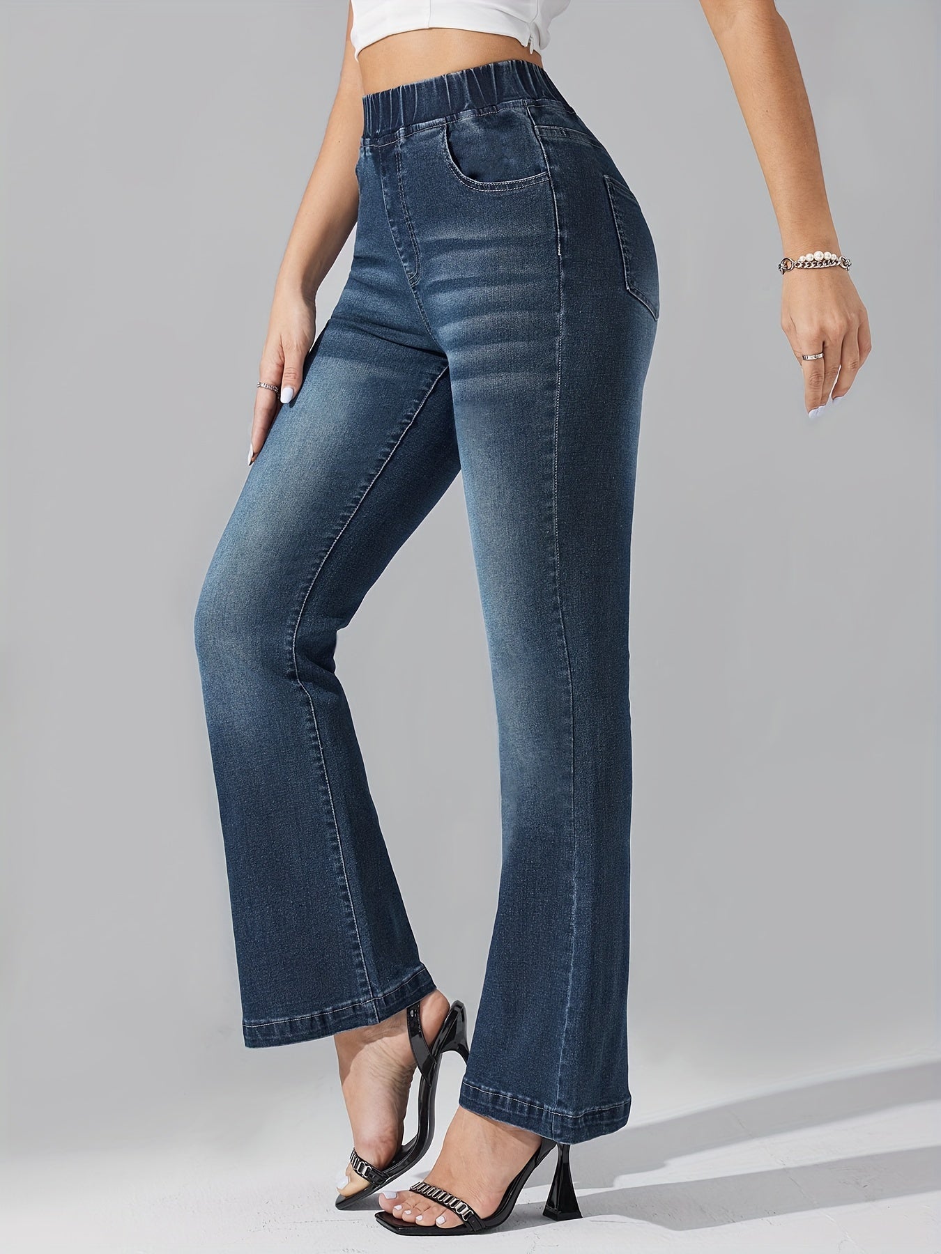 Monika™ | Comfortabele flare jeans