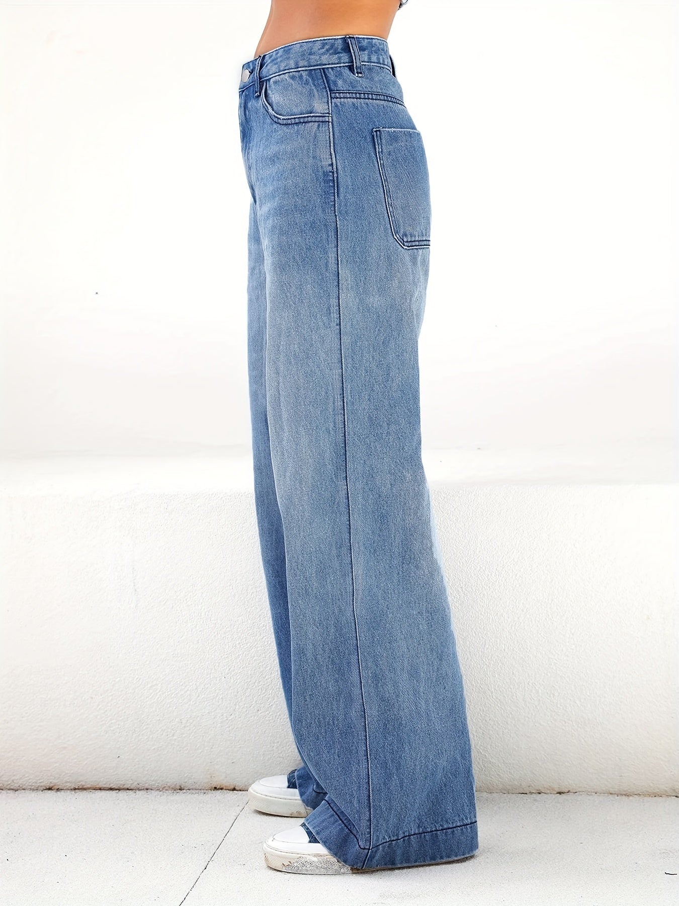Lena ™ | Comfortabele jeans met wijde pijpen