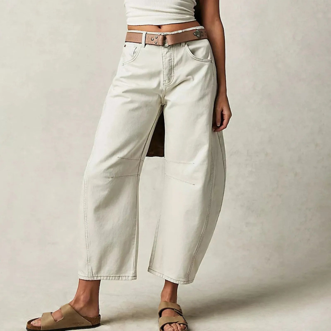 Isabelle™ | Luxe wijde jeans