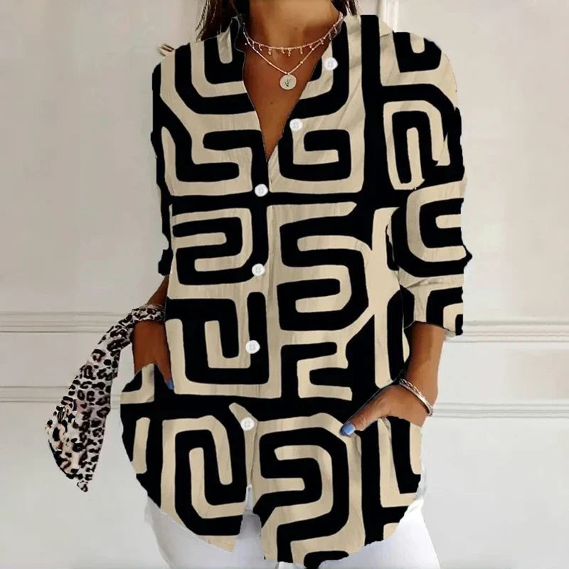 Ingrid™ | Vintage look blouse