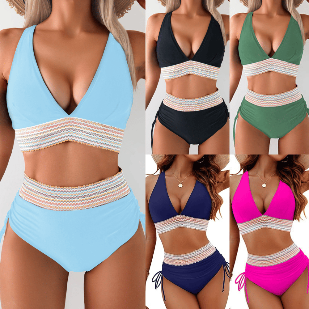 Elise™ | Bikini met hoge taille