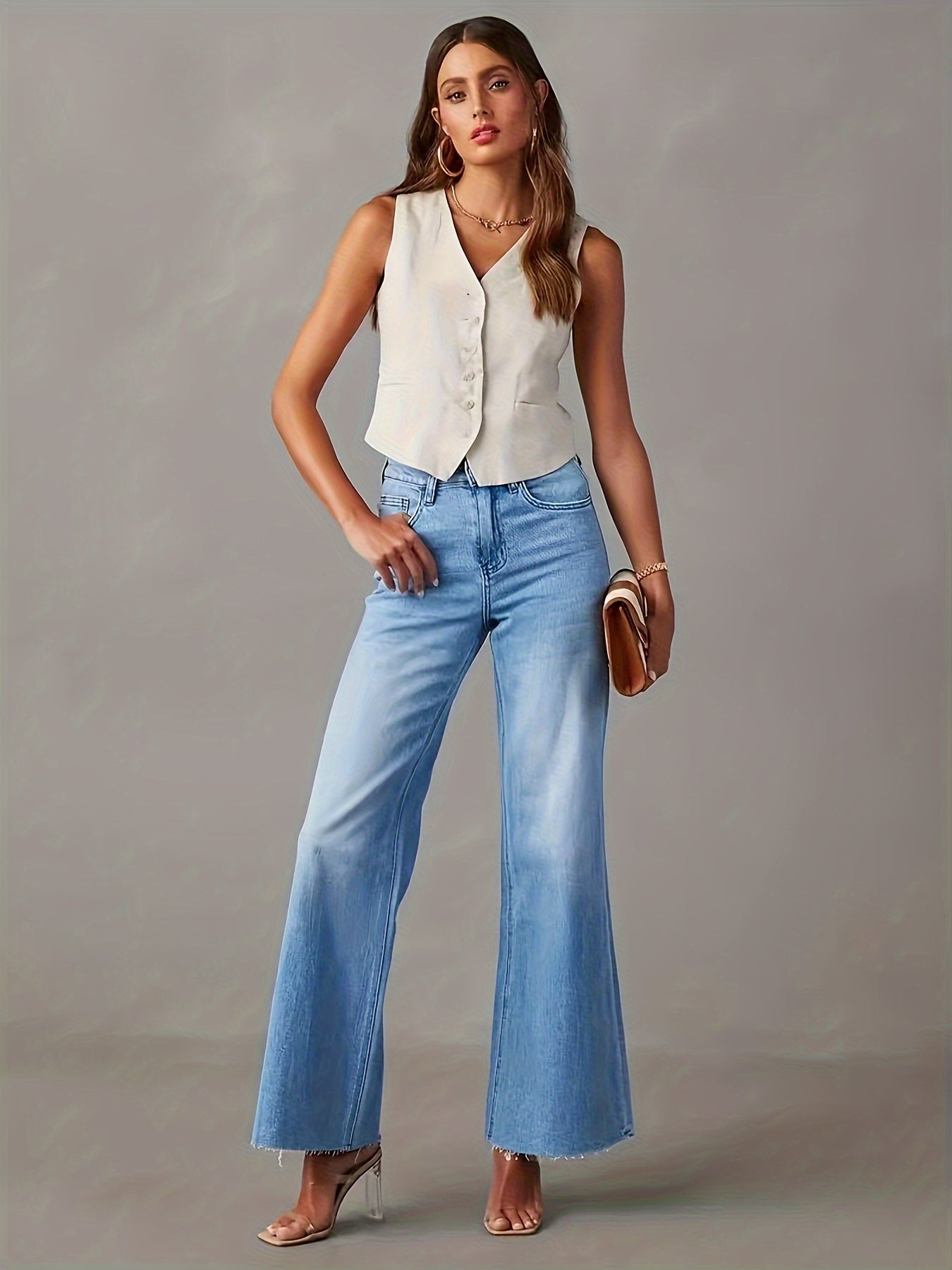 Katerina ™ | modieuze comfortabele baggy jeans