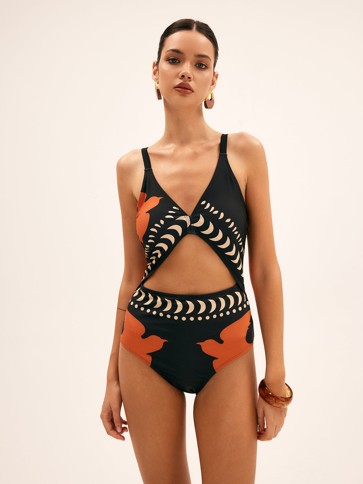Luna™| Vogel print badpak