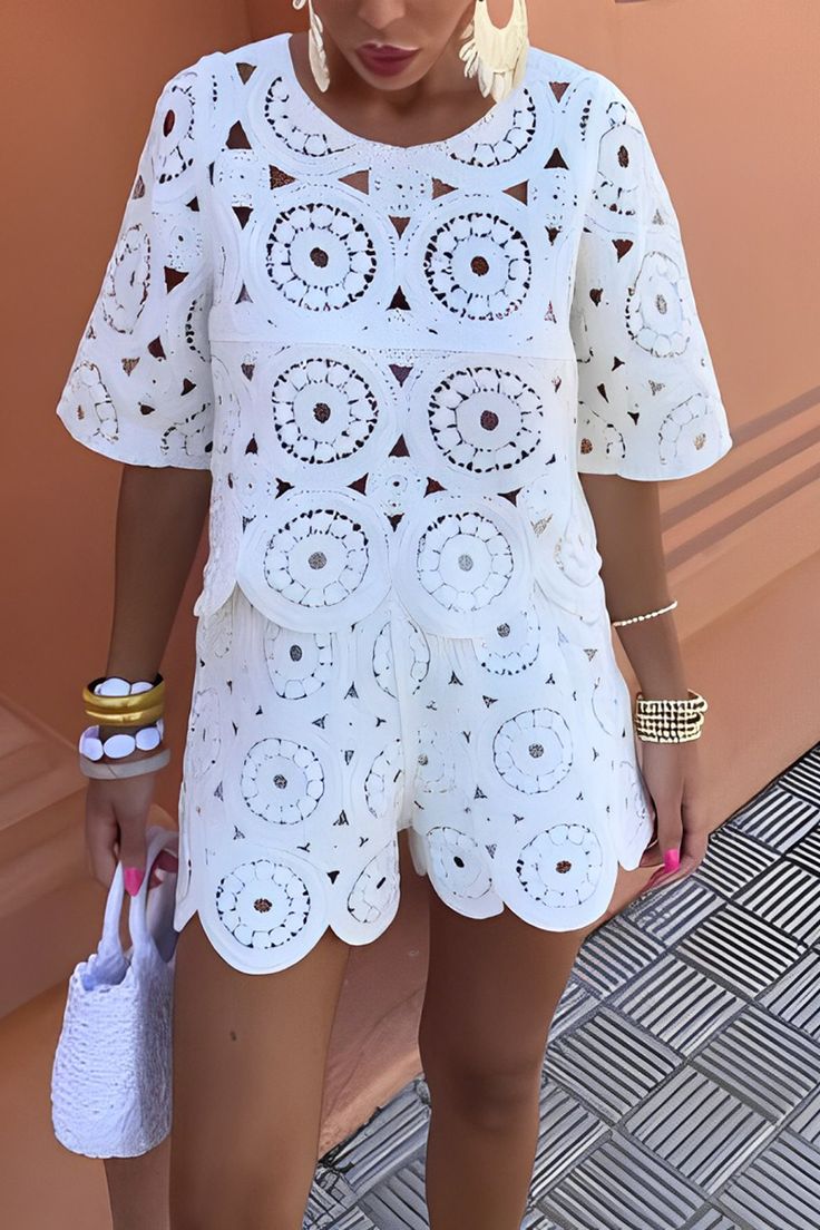 Natálie™ | Boho chic gehaakt twee delig pak