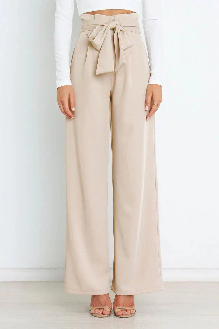 Hanne ™ | Stijlvolle en comfortabele broek met wijde pijpen