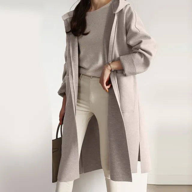 Élodie™ | Elegante jas met Capuchon