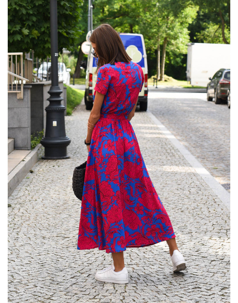 Amandine™ |  Stijlvolle jurk met V-hals
