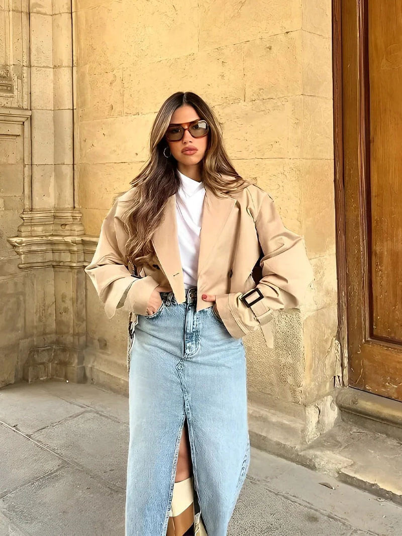 Eline™ | Mini Trenchcoat