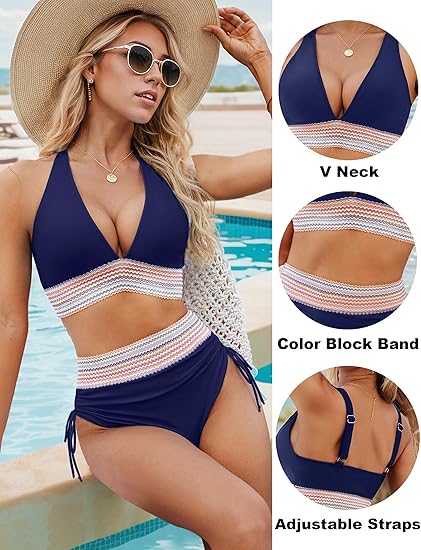 Elise™ | Bikini met hoge taille