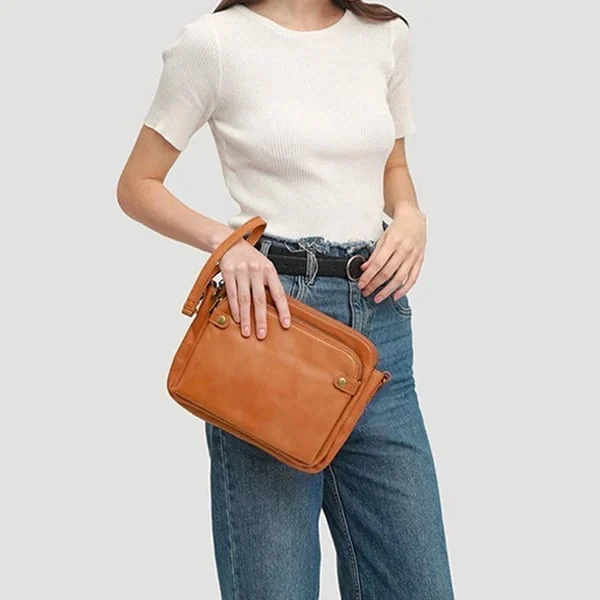 Hélène™ | Luxe leren crossbody en clutch