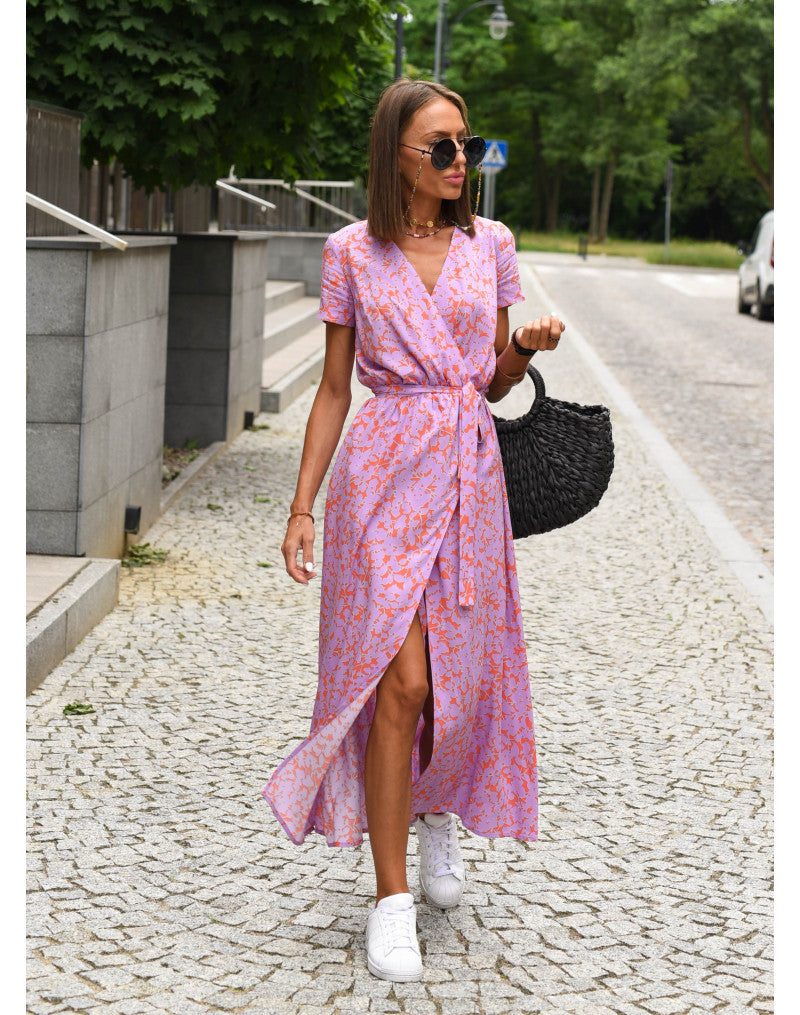 Amandine™ |  Stijlvolle jurk met V-hals